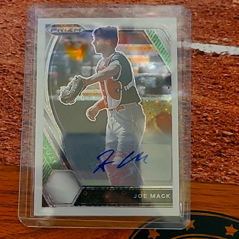 2021 Joe Mack draft picks donut parallel auto /50